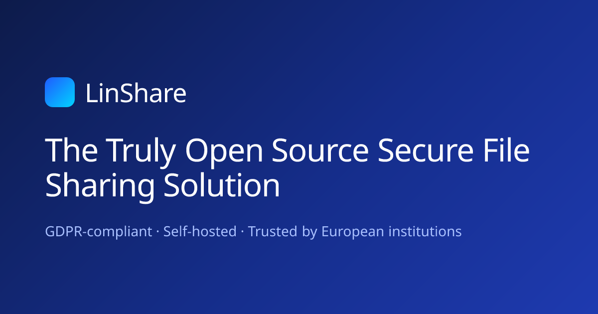 Security & Compliance — LinShare